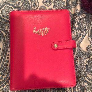 Happy planner mini hot pink case